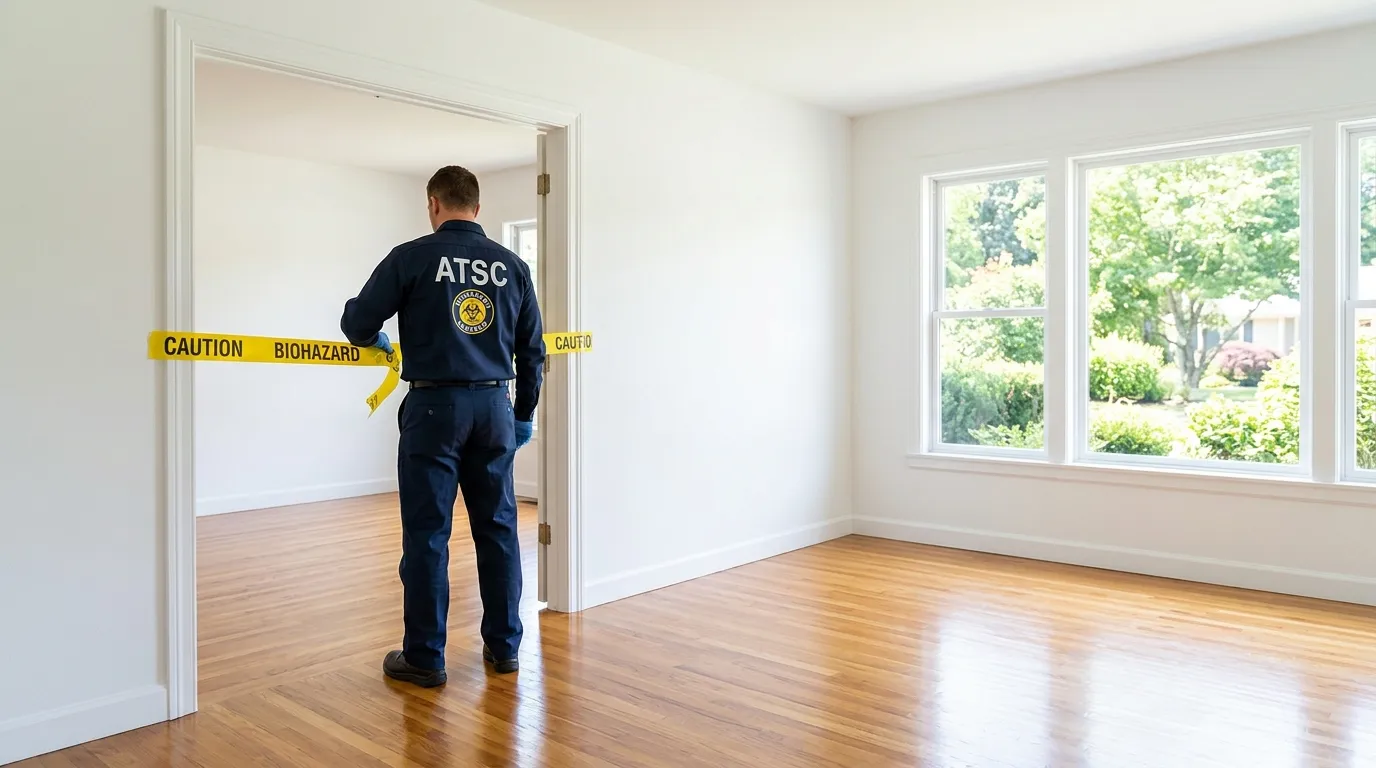 Certified biohazard cleanup crew performing Crime Scene Cleanup in Ken Caryl